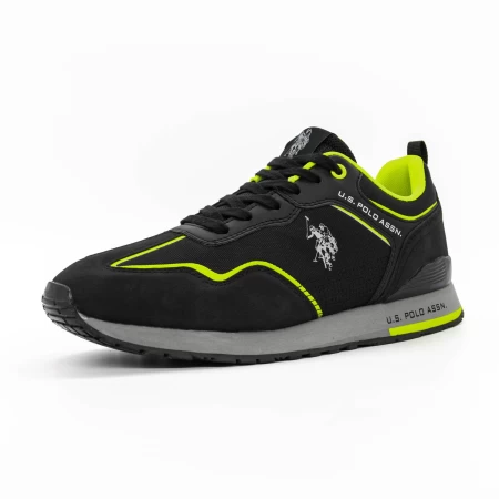 Pantofi Sport Barbati TABRY002A Negru-Galben » meishop.life