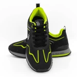 Pantofi Sport Barbati TABRY002A Negru-Galben » meishop.life
