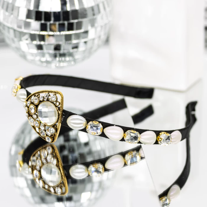 Bentita de Dama 2540-63 Negru » meishop.life