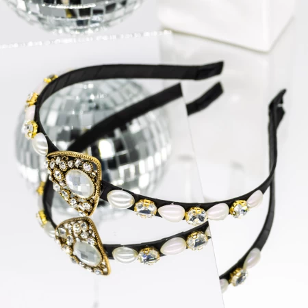 Bentita de Dama 2540-63 Negru » meishop.life