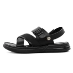 Sandale Barbati 95027 Negru » meishop.life