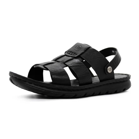 Sandale Barbati 1S11 Negru » meishop.life