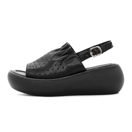 Sandale Dama cu Platforma FF05 Negru » meishop.life