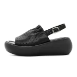 Sandale Dama cu Platforma FF05 Negru » meishop.life