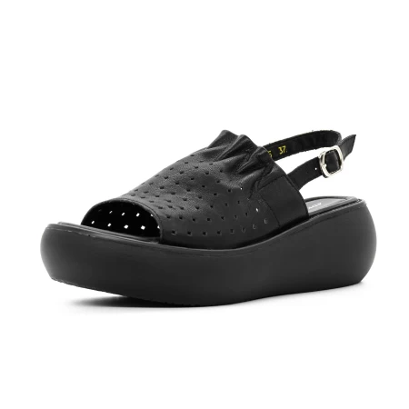 Sandale Dama cu Platforma FF05 Negru » meishop.life