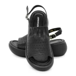 Sandale Dama cu Platforma FF05 Negru » meishop.life