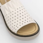 Sandale Dama cu Platforma FF05 Crem » meishop.life