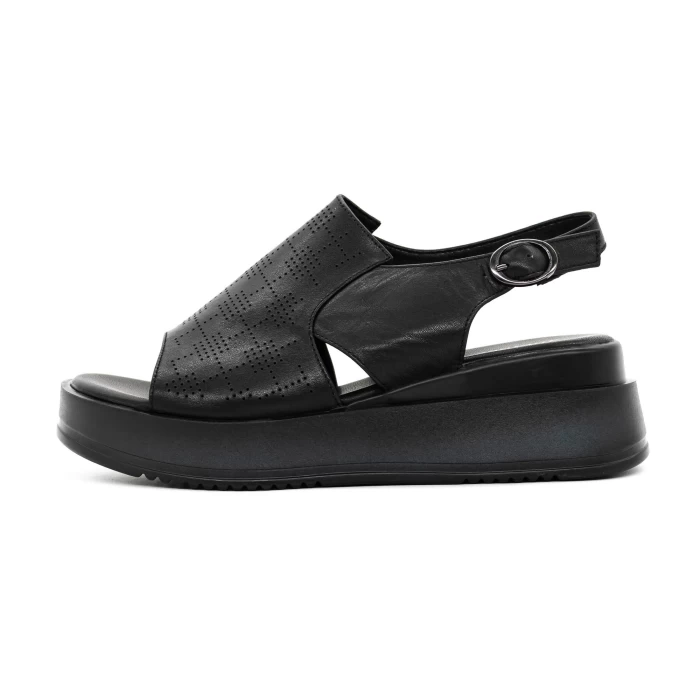 Sandale Dama cu Platforma 50096 Negru » meishop.life