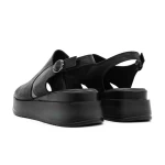 Sandale Dama cu Platforma 50096 Negru » meishop.life