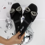 Papuci Dama 3MN8 Negru » meishop.life