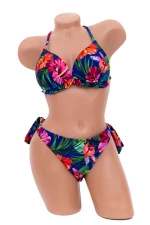 Costum de Baie Dama 2 Piese H19 Albastru Inchis » meishop.life