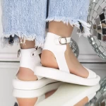 Sandale Dama 3GZ85 Alb » meishop.life