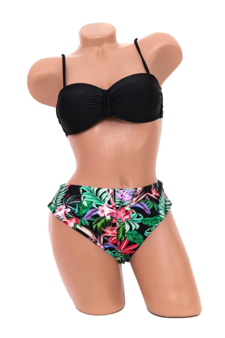 Costum de Baie Dama 2 Piese H25 Negru » meishop.life