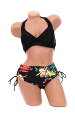 Costum de Baie Dama 2 Piese L330-2 Negru » meishop.life