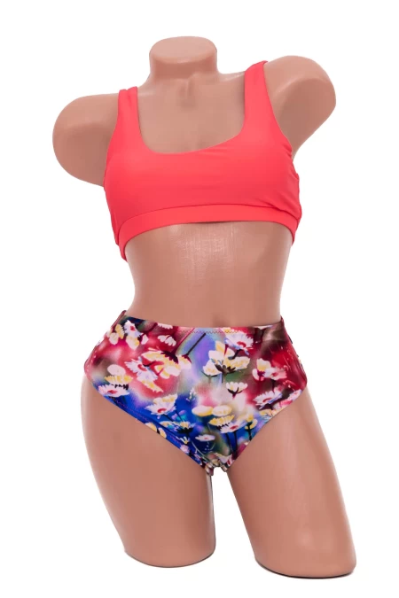 Costum de Baie Dama 2 Piese K01 Coral » meishop.life