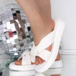 Papuci Dama 3Y18 Alb » meishop.life