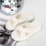 Papuci Dama 3Y18 Alb » meishop.life