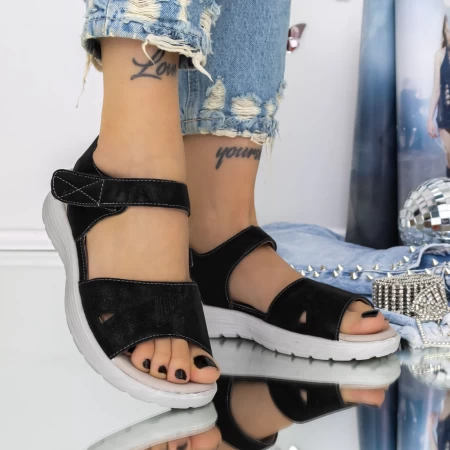 Sandale Dama TLH13 Negru » meishop.life