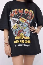 Tricou Dama 24332 Negru » meishop.life