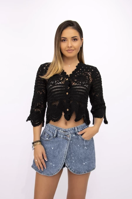 Bluza Dama TR5512 Negru » meishop.life