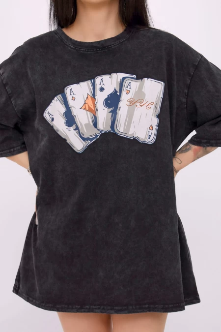 Tricou Dama 3857 Negru » meishop.life