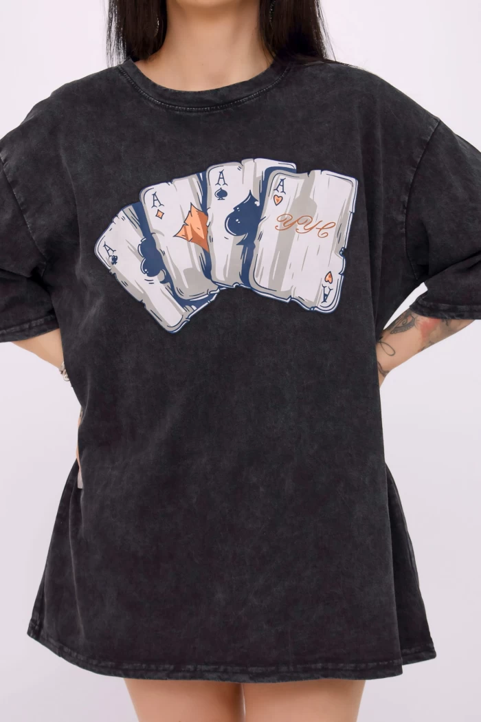 Tricou Dama 3857 Negru » meishop.life