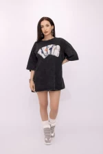 Tricou Dama 3857 Negru » meishop.life