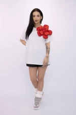 Tricou Dama VMC4491 Alb » meishop.life