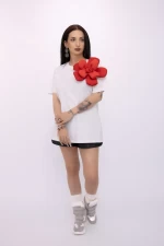 Tricou Dama VMC4491 Alb » meishop.life