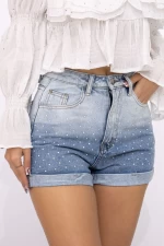 Blugi Scurti Dama TR446 Albastru » meishop.life