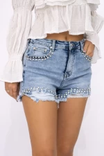 Blugi Scurti Dama A65064 Albastru » meishop.life