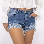 Blugi Scurti Dama GE562B Albastru » meishop.life
