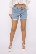 Blugi Scurti Dama SH102-34 Albastru » meishop.life