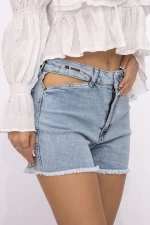 Blugi Scurti Dama SH102-34 Albastru » meishop.life