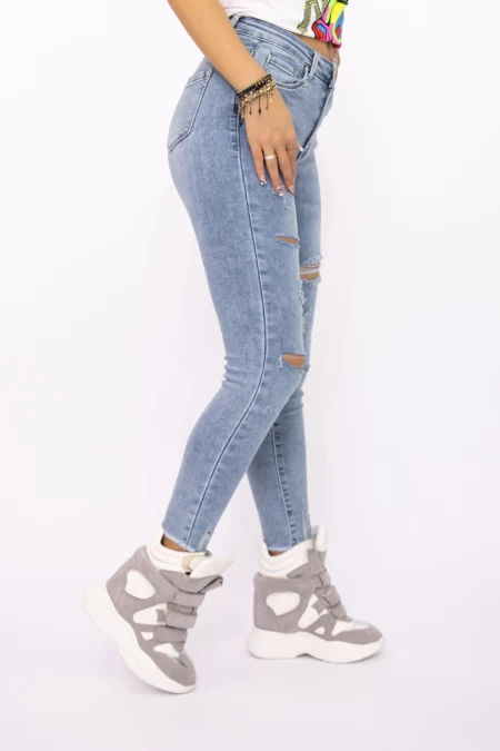 Blugi Dama SL1239 Albastru » meishop.life