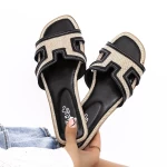 Papuci Dama 3Q8 Negru » meishop.life