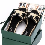 Papuci Dama 3Q8 Negru » meishop.life