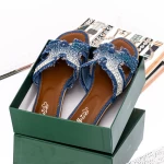 Papuci Dama 3Q9 Albastru deschis » meishop.life