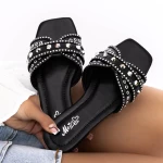 Papuci Dama 3Q10 Negru » meishop.life
