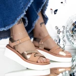 Sandale Dama cu Platforma 3GZ33 Roz » meishop.life
