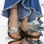 Sandale Dama cu Talpa Joasa 3GZ30 Negru » meishop.life