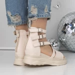 Sandale Dama cu Platforma 3H20 Bej » meishop.life