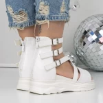 Sandale Dama cu Platforma 3H20 Alb » meishop.life
