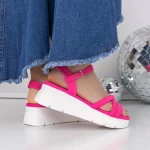 Sandale Dama cu Talpa Joasa 3HXS58 Roz » meishop.life