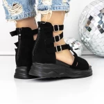 Sandale Dama cu Platforma 3H20 Negru » meishop.life