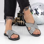 Papuci Dama cu Talpa Joasa 3PT17 Negru » meishop.life