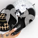 Papuci Dama cu Talpa Joasa 3PT17 Negru » meishop.life