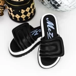 Papuci Dama cu Talpa Joasa 3GH22 Negru » meishop.life