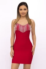 Rochie Dama 879 Rosu » meishop.life