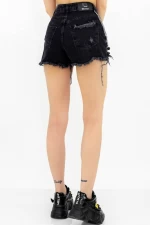 Blugi Scurti Dama SH113-2 Negru » meishop.life